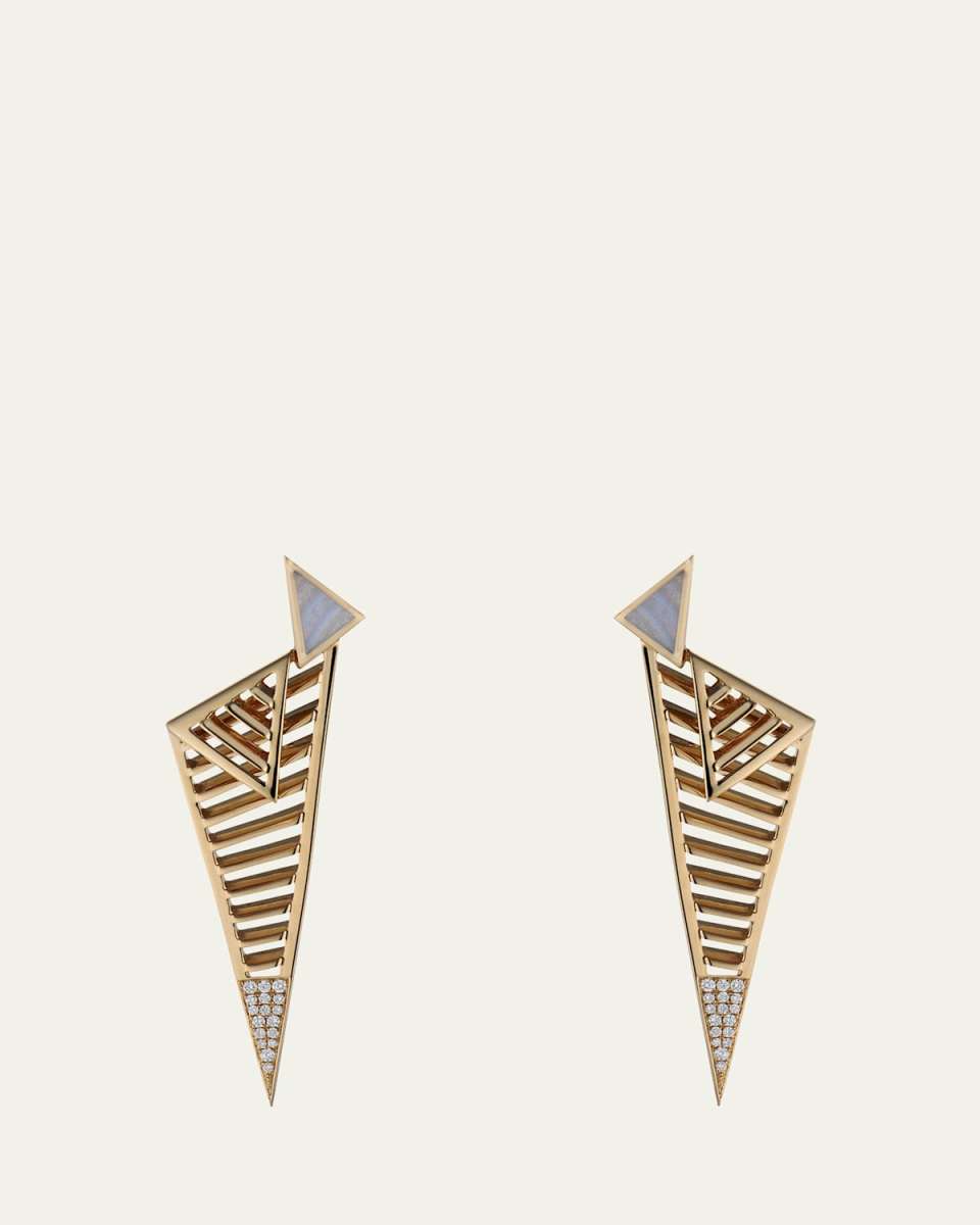 Fenestra Arc Edge Earrings